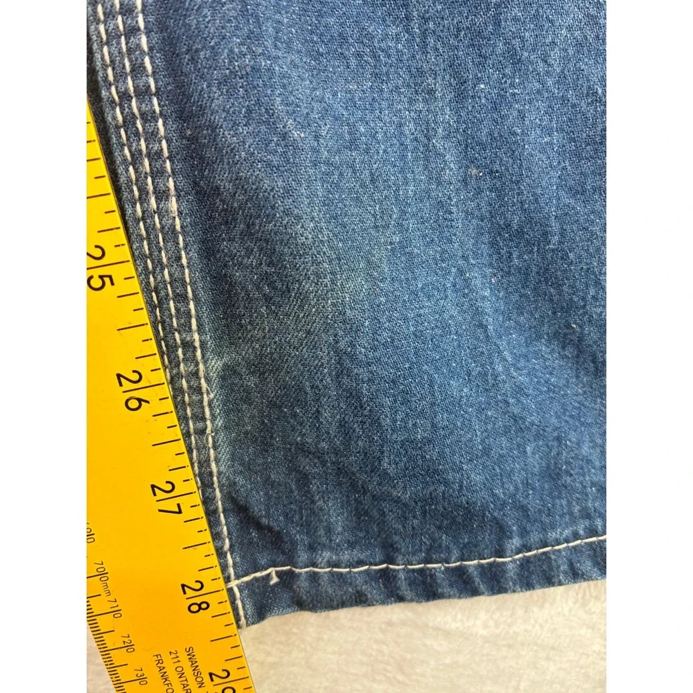 Carhartt FR Jeans Mens 34x30 Work Pants Blue Flame Resistant CAT 2 NFPA - Picture 9 of 13